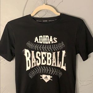 Boys Adidas Climalite Baseball Shirt
